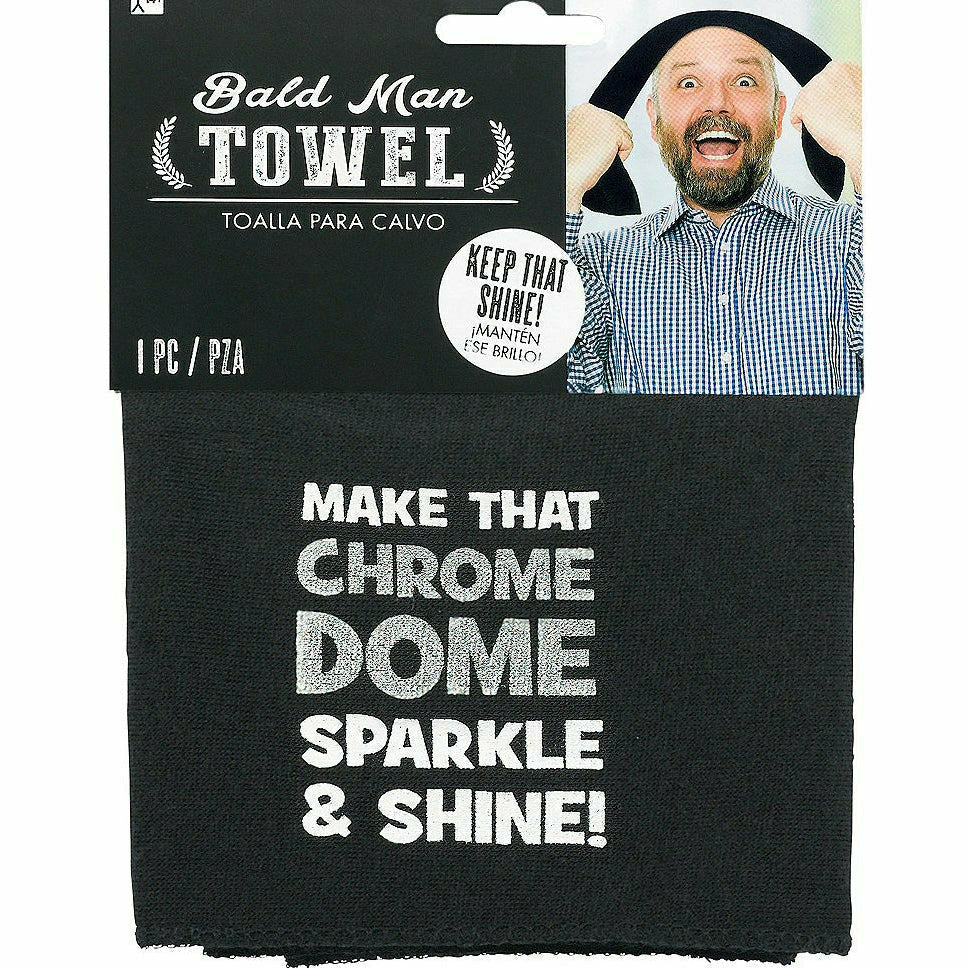 Amscan BIRTHDAY: OVER THE HILL Over the Hill Bald Man Towel