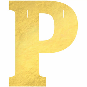 Amscan BIRTHDAY P Create Your Own Letter Banner - Gold