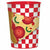 Amscan BIRTHDAY Pizza Party Favor Cup