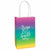 Amscan BIRTHDAY Sparkle Hot Stamped Kraft Bag