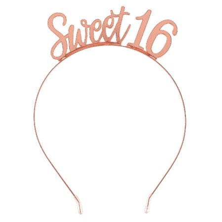 Amscan BIRTHDAY Sweet 16 Blush Deluxe Metal Headband