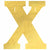 Amscan BIRTHDAY X Create Your Own Letter Banner - Gold