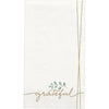Amscan BOUTIQUE NAPKINS Simply Thankful Guest Towels