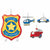 Amscan CANDLES First Responders Birthday Candle Set