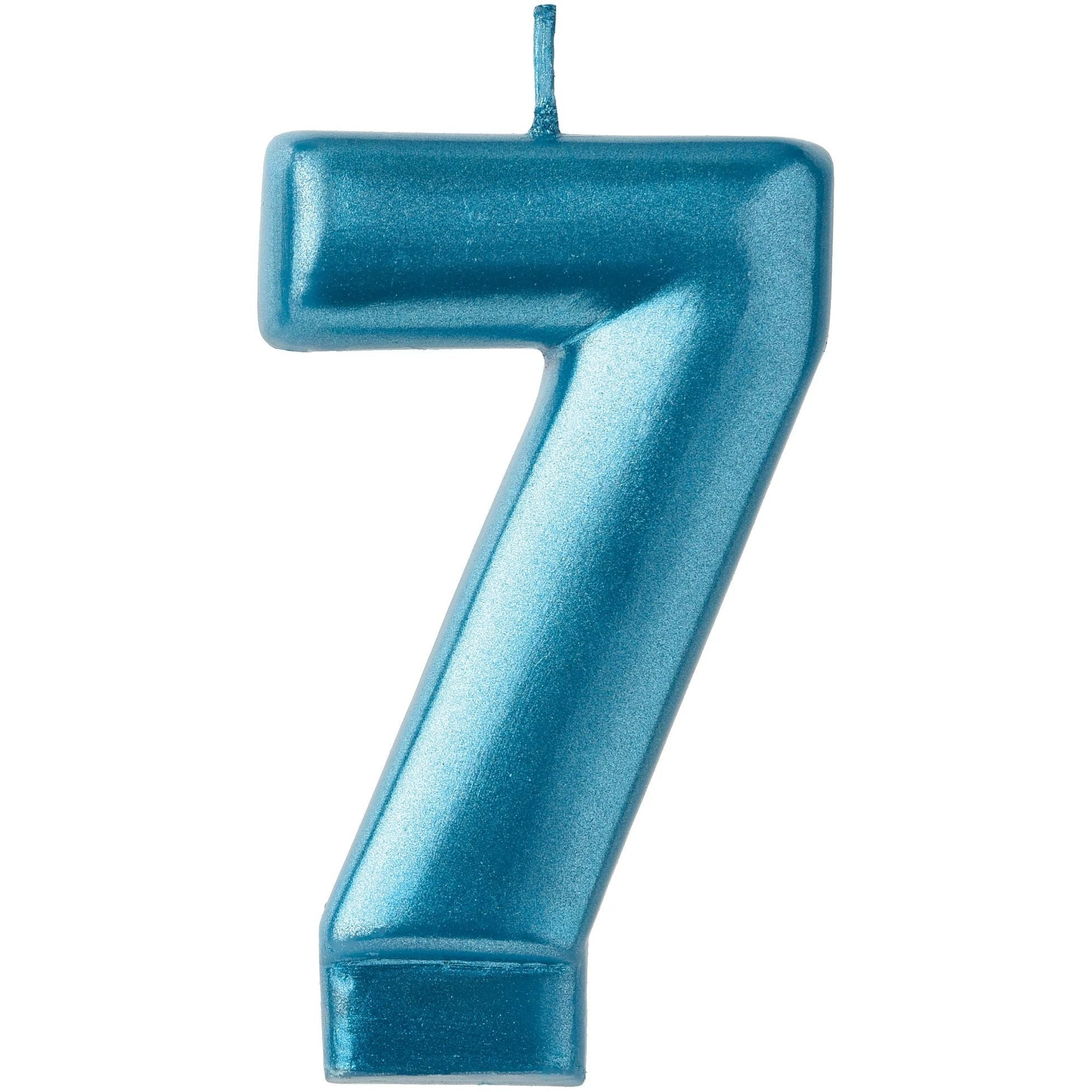 Amscan CANDLES Numeral Candle #7 - Blue