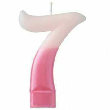 Amscan CANDLES Pink #7 Candle