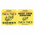 Amscan CONCESSIONS Yellow 50/50 Ticket Roll