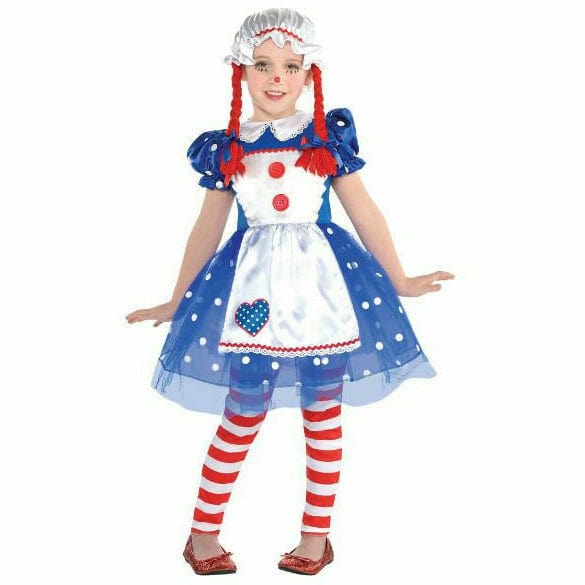 Amscan COSTUMES 3-4T Girls Rag Dolly Costume