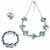Amscan COSTUMES: ACCESSORIES 20s Silver Gem Jewelry Set