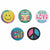 Amscan COSTUMES: ACCESSORIES 60's Hippie Buttons