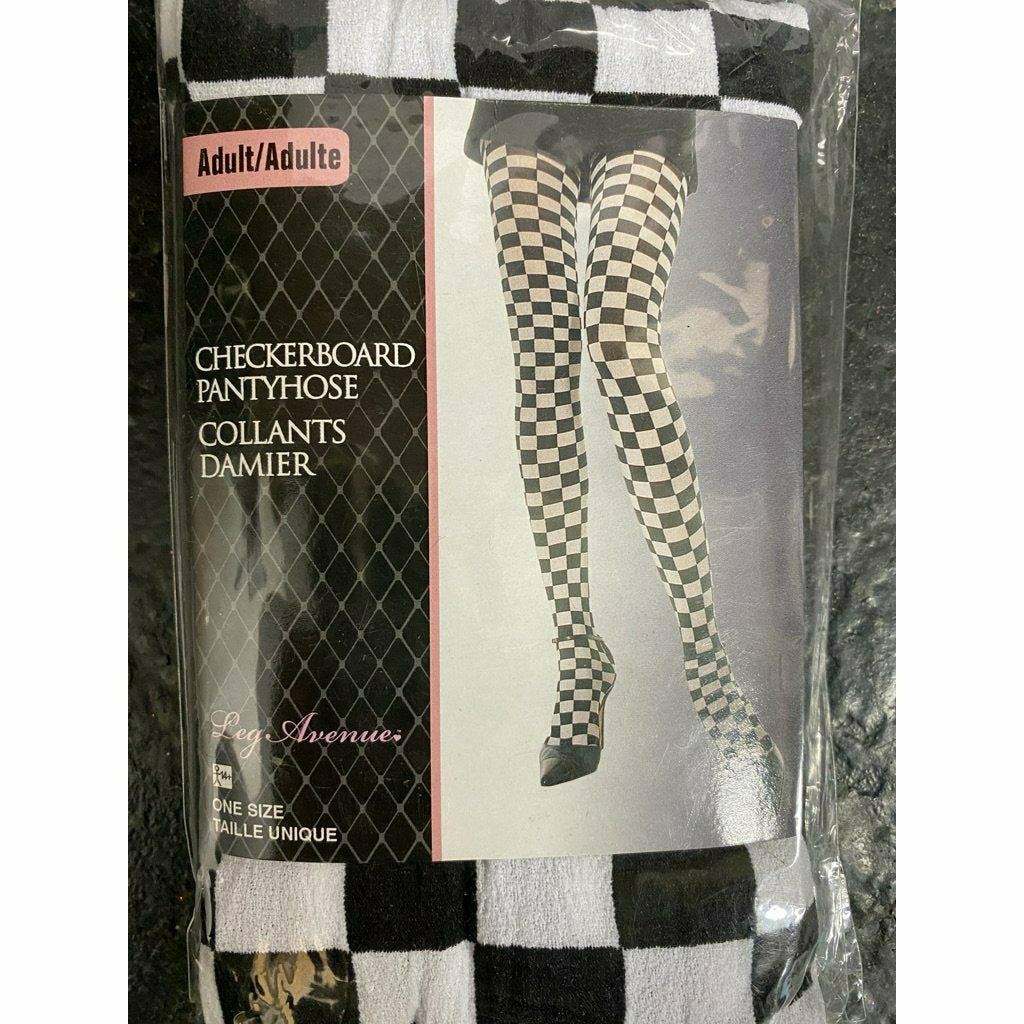 Amscan COSTUMES: ACCESSORIES Adult CheckerBoard Pantyhose
