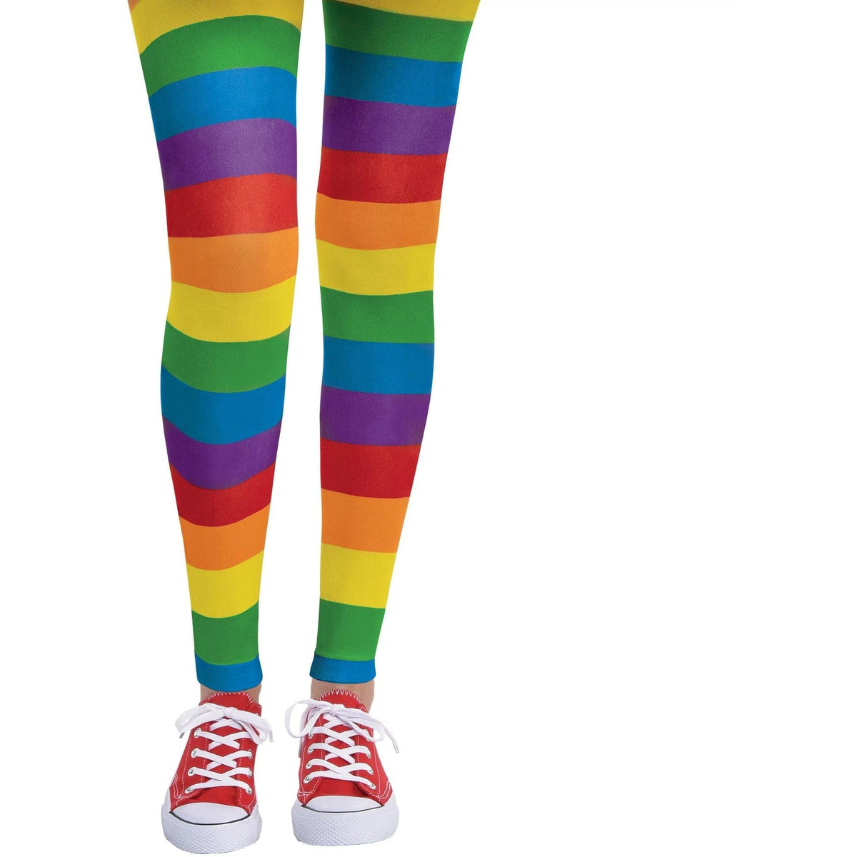 Rainbow Fairy Glovelettes For Kids – Fuzzy Striped Costume Accessories, One Size Fits Most
