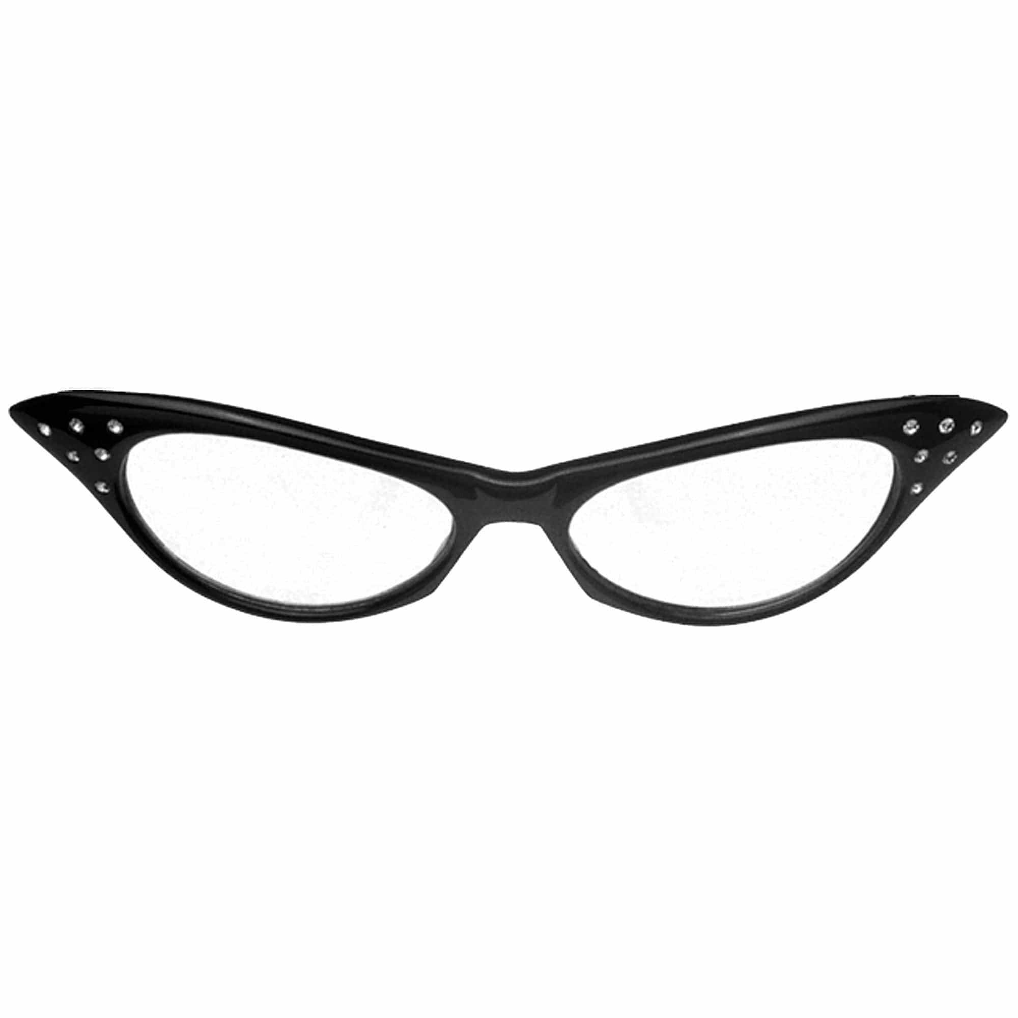 Amscan COSTUMES: ACCESSORIES Black & Clear Vintage Fun Shades®