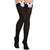 Amscan COSTUMES: ACCESSORIES Black Thigh Highs with White Satin Bow - Adult Standard