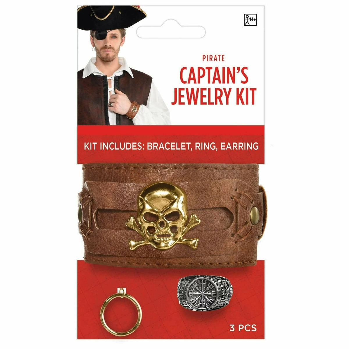 Amscan COSTUMES: ACCESSORIES Captain&#39;s Jewelry Kit