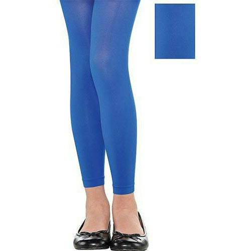Amscan COSTUMES: ACCESSORIES Child Blue Footless Tights