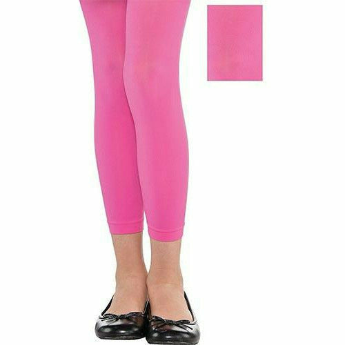 Child Pink Footless Tights - Ultimate Party Super Stores