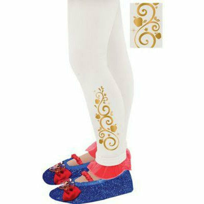 Amscan COSTUMES: ACCESSORIES Disney Princess Snow White Kids Girls Footless Tights