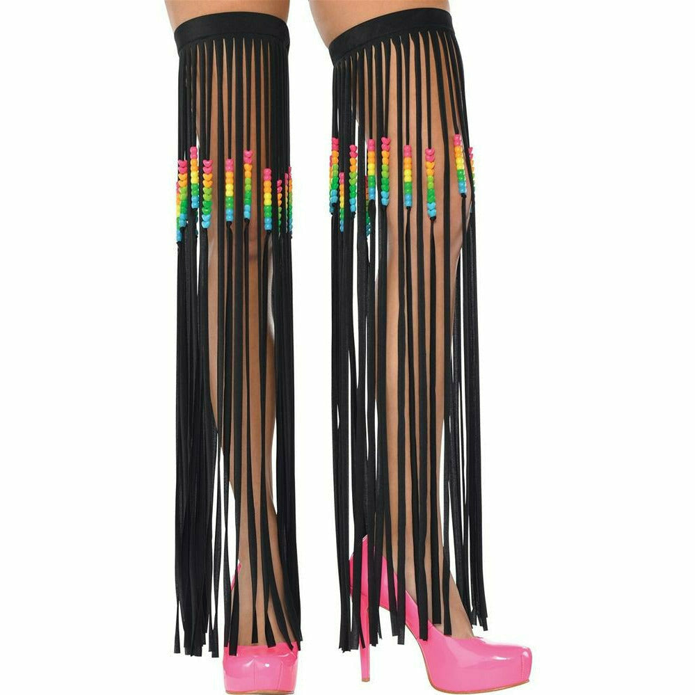 Amscan COSTUMES: ACCESSORIES Electric Party Fringe Leg Warmers