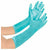 Amscan COSTUMES: ACCESSORIES Girls Aqua Full Length Gloves