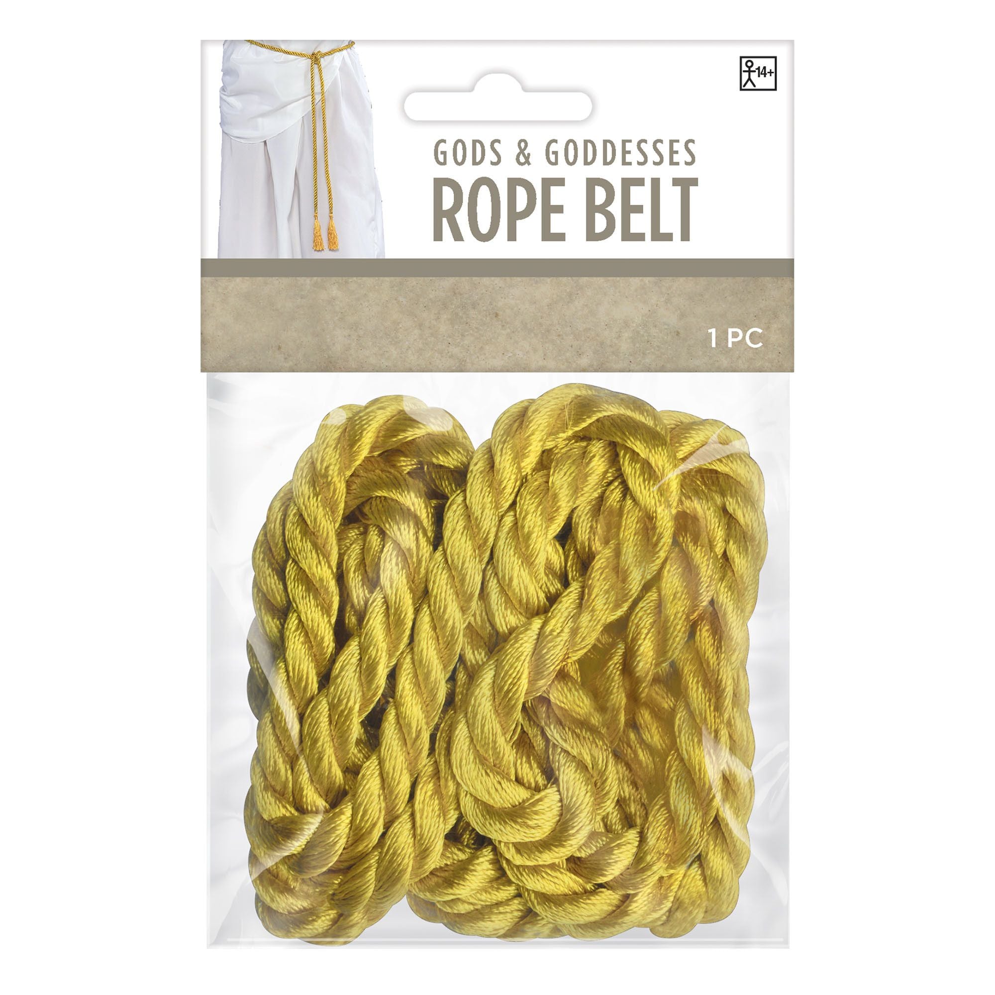 Amscan COSTUMES: ACCESSORIES Gods and Goddesses Golden Rope Belt