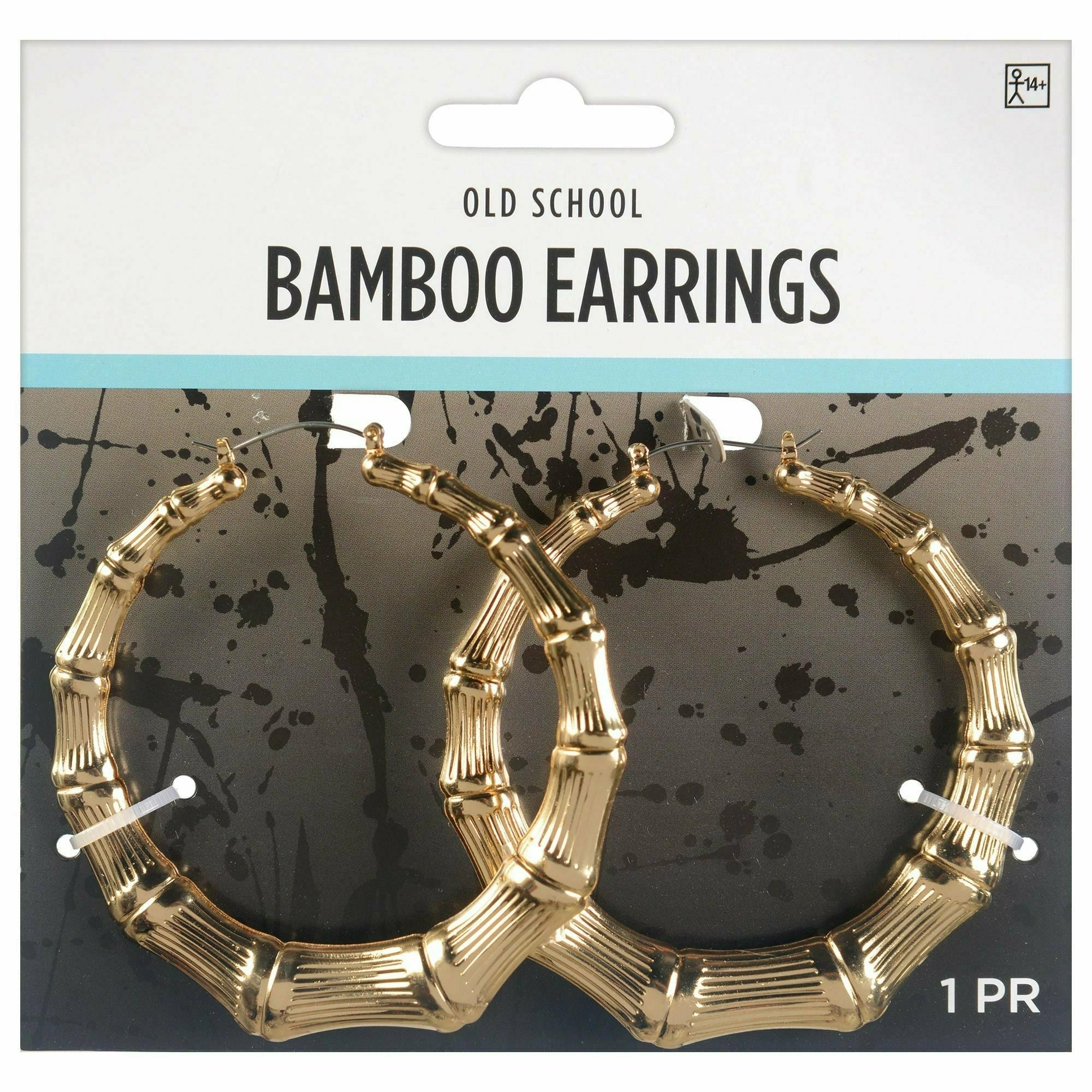 Amscan COSTUMES: ACCESSORIES Hip Hop Bamboo Earrings