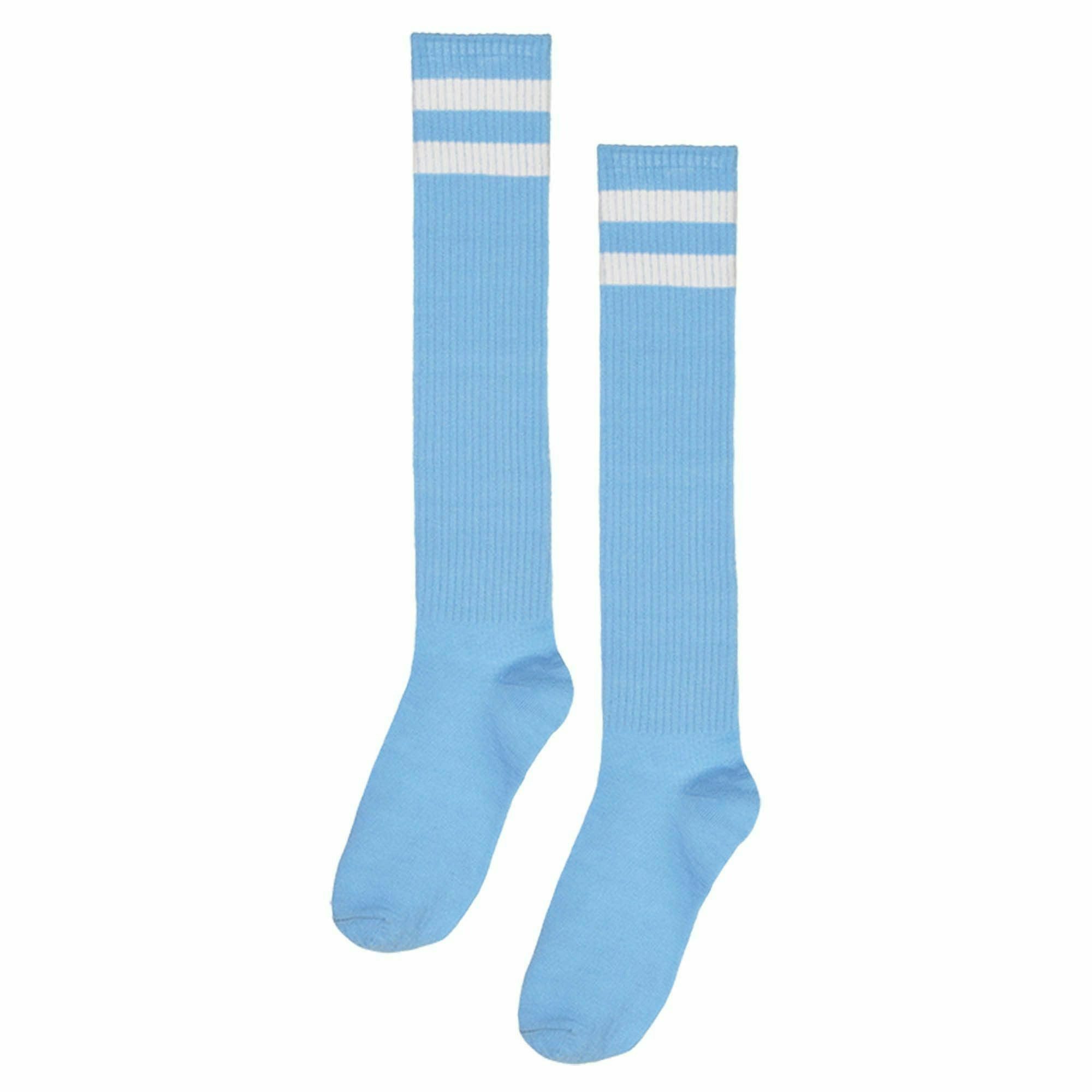 Amscan COSTUMES: ACCESSORIES Light Blue Striped Knee Socks