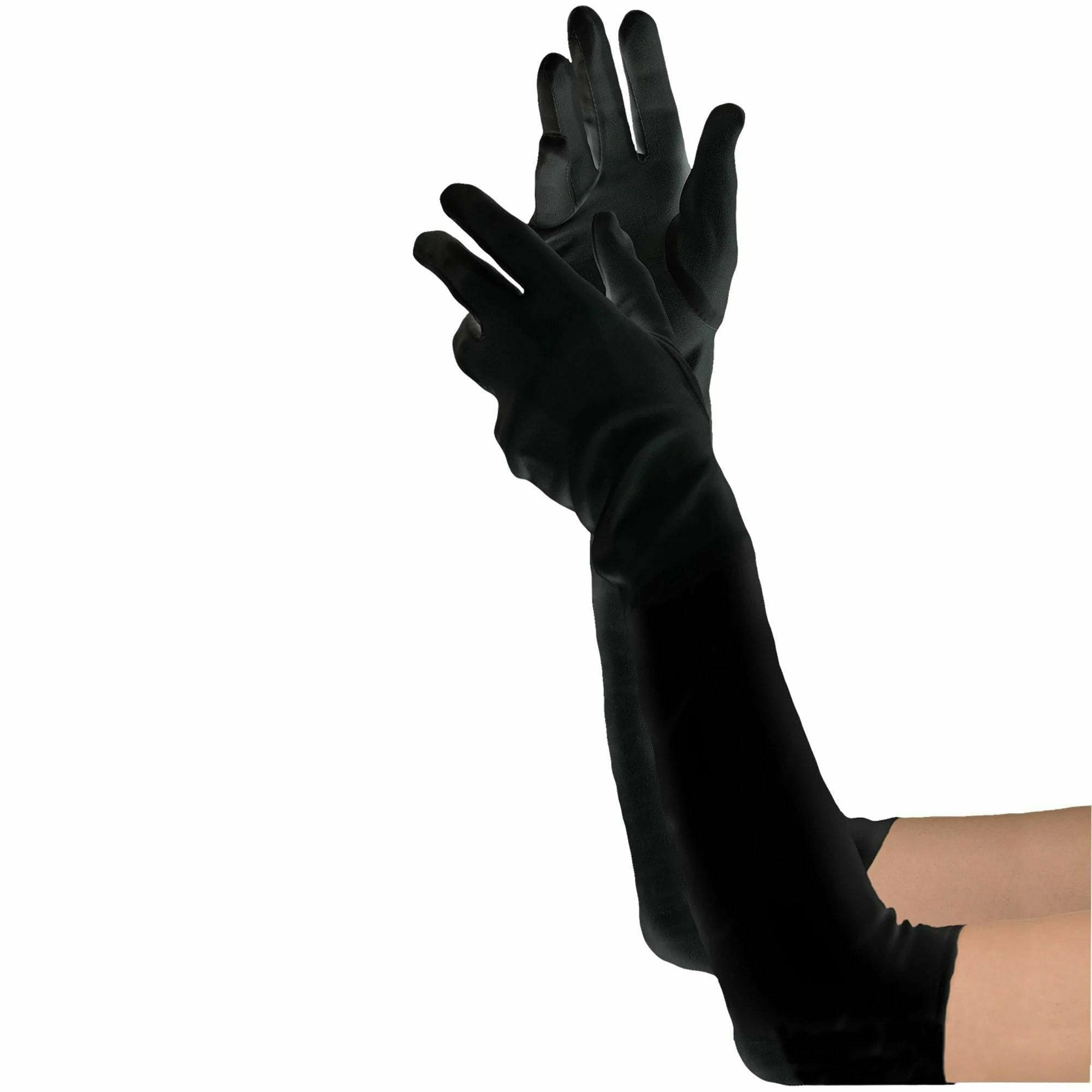 Amscan COSTUMES: ACCESSORIES Long Black Gloves - Child