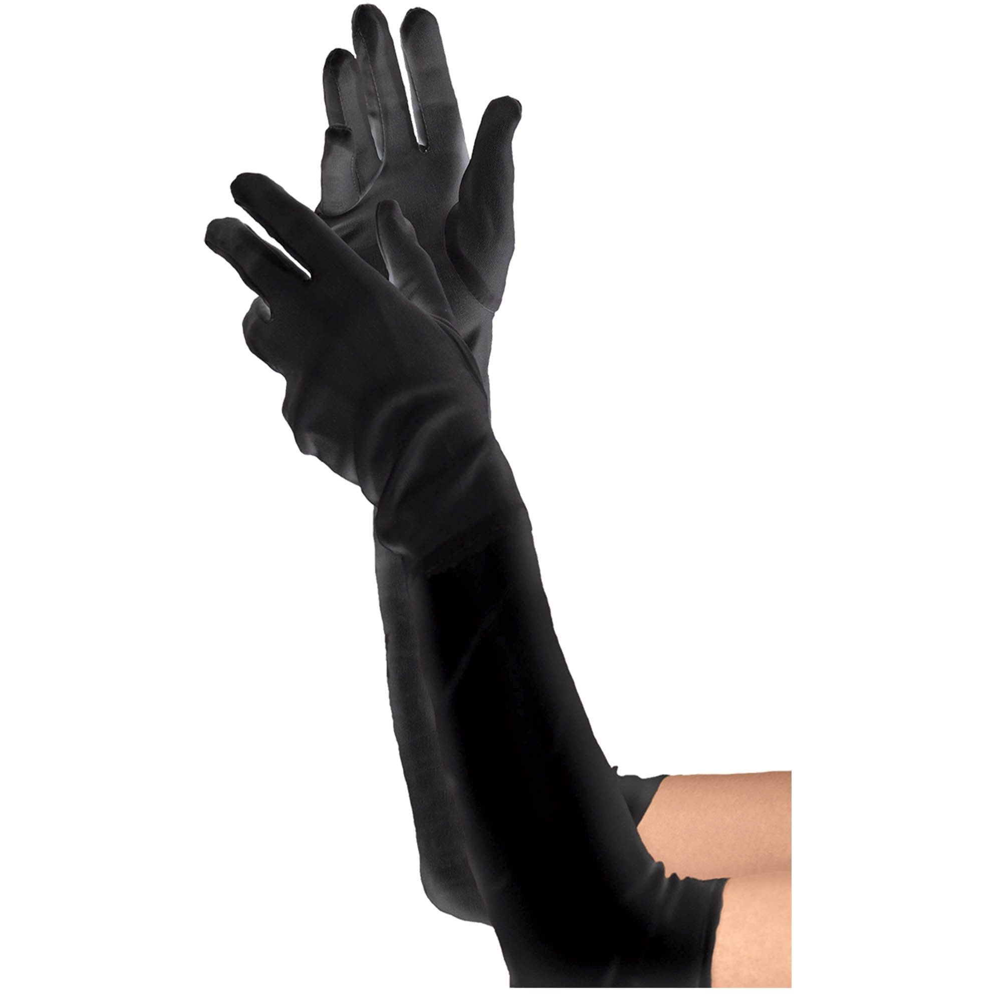 Amscan COSTUMES: ACCESSORIES Long Black Gloves - Women