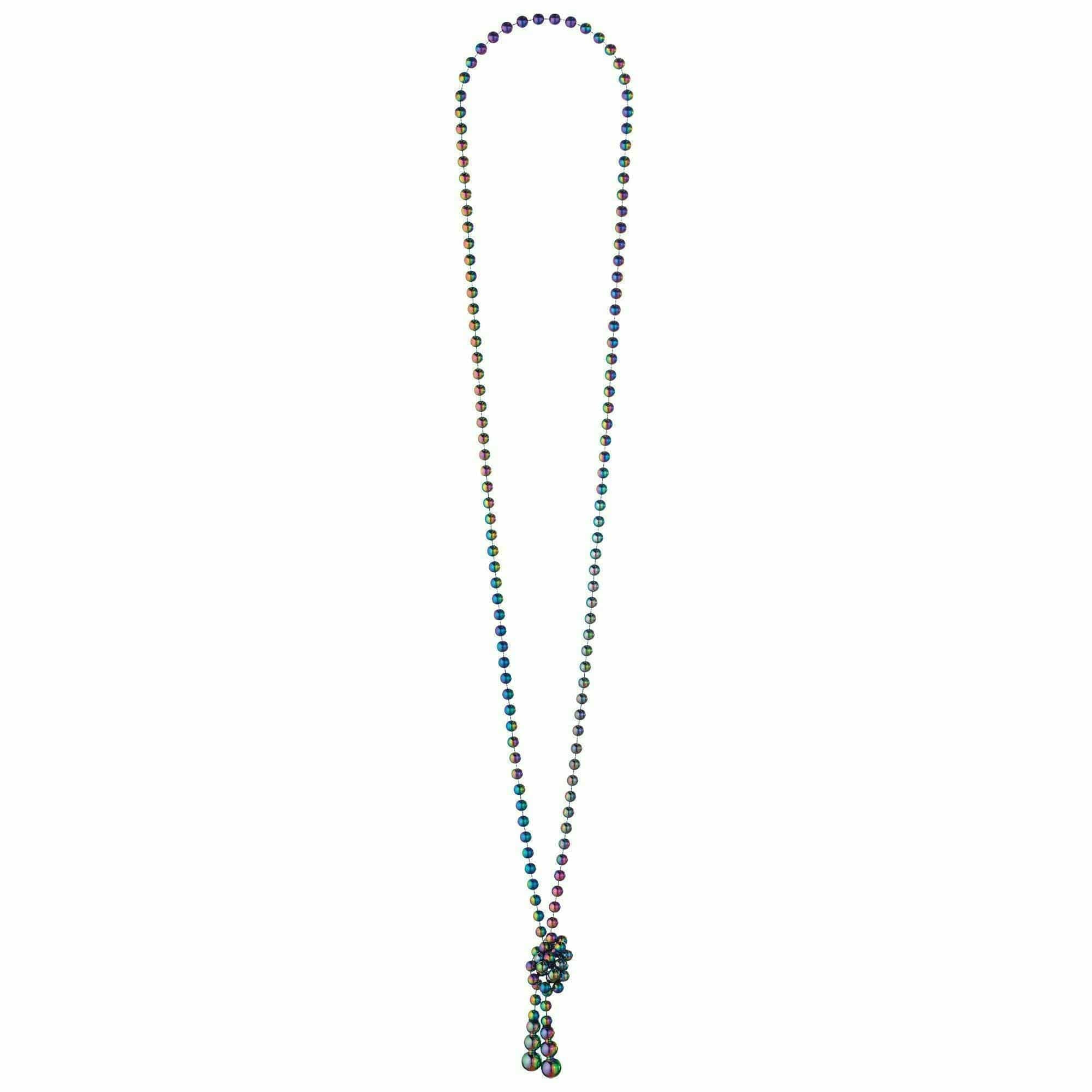 Amscan COSTUMES: ACCESSORIES Long Dark Faux Pearl Necklace