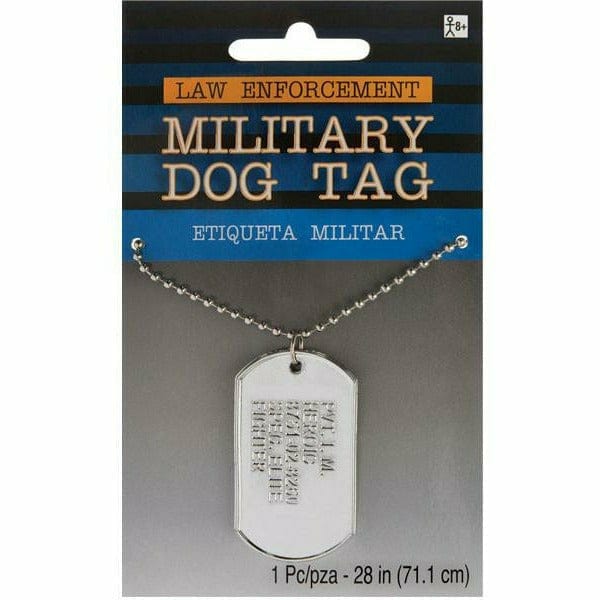 Amscan COSTUMES: ACCESSORIES Military Dog Tag
