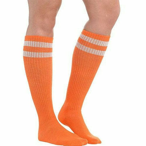 Amscan COSTUMES: ACCESSORIES Orange Stripe Knee Socks
