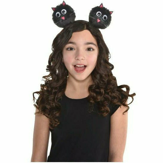 Amscan COSTUMES: ACCESSORIES Pom Pom Black Cat Child Headband