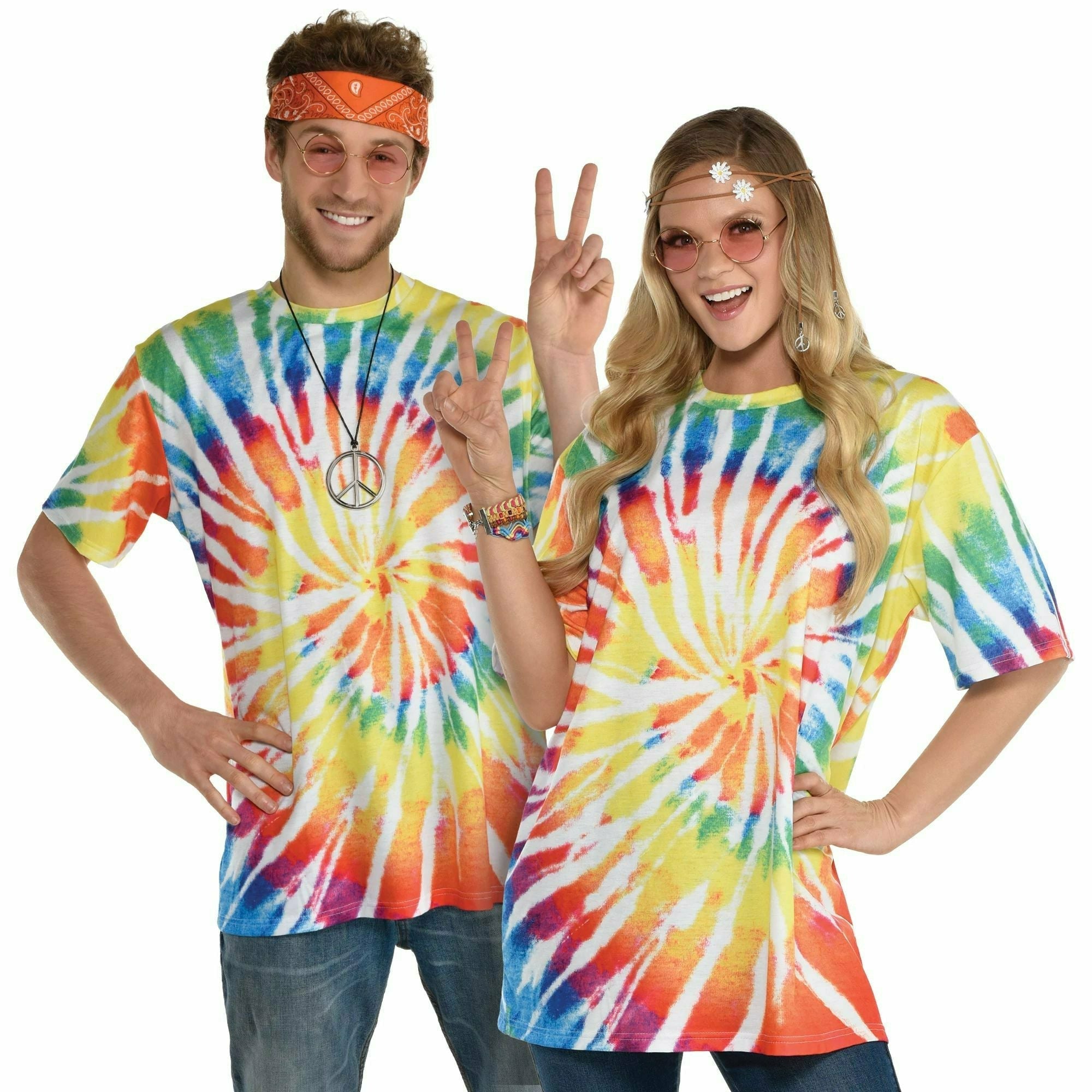 Amscan COSTUMES: ACCESSORIES S/M 60's Tie Dye Shirt
