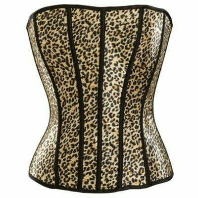 Amscan COSTUMES: ACCESSORIES S/M Leopard Corset