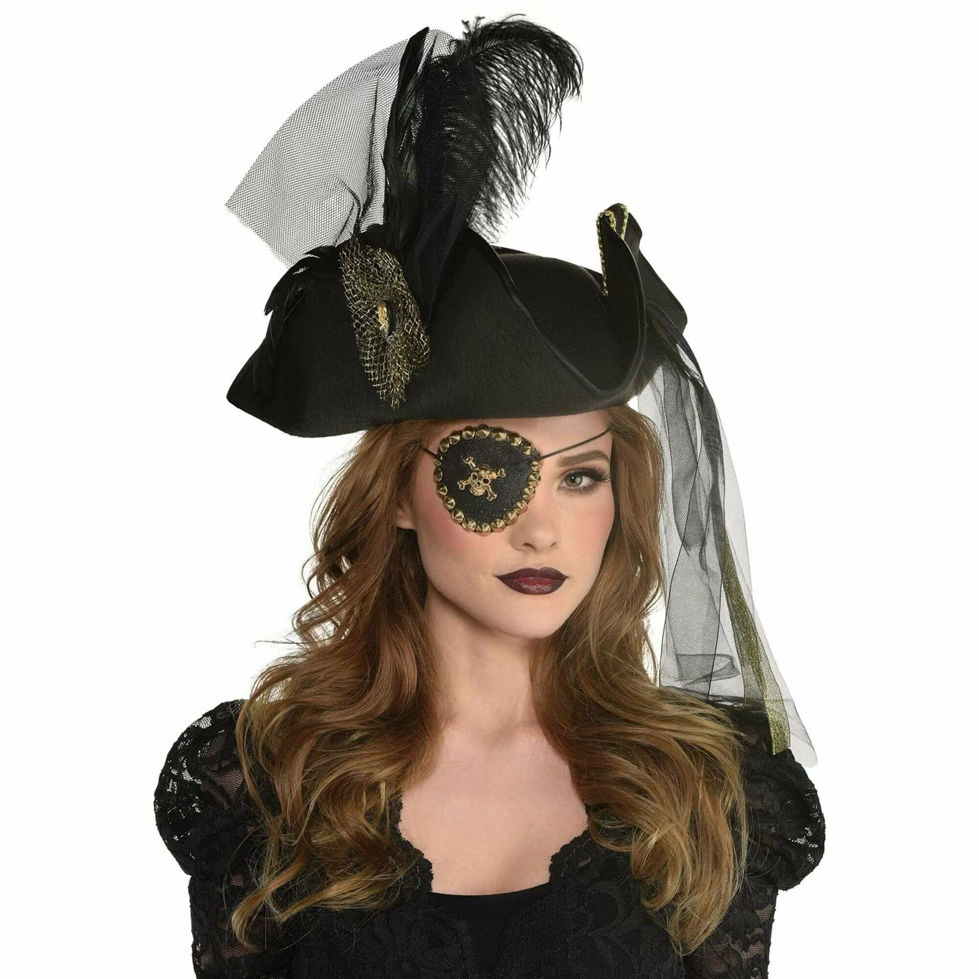 Amscan COSTUMES: ACCESSORIES Skull Pirate Eye Patch