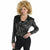 Amscan COSTUMES: ACCESSORIES Standard Womens Cropped Leather Jacket Adult