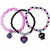 Amscan COSTUMES: ACCESSORIES Vampirina Bracelets 3ct Multi-Colored