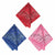 Amscan COSTUMES: ACCESSORIES Western Bandanas, Asst. Colors