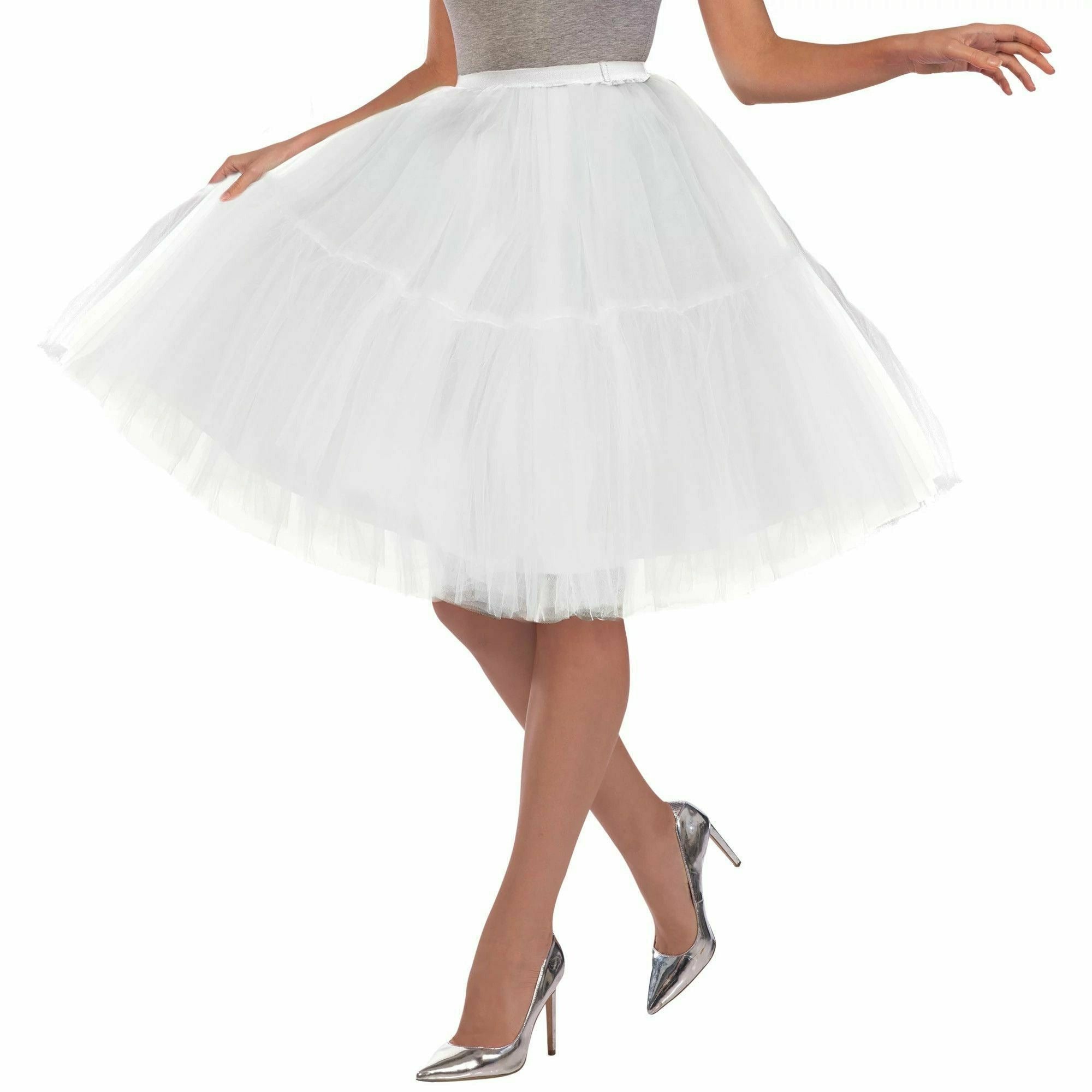 Amscan COSTUMES: ACCESSORIES White Adult Long Tutu Assorted