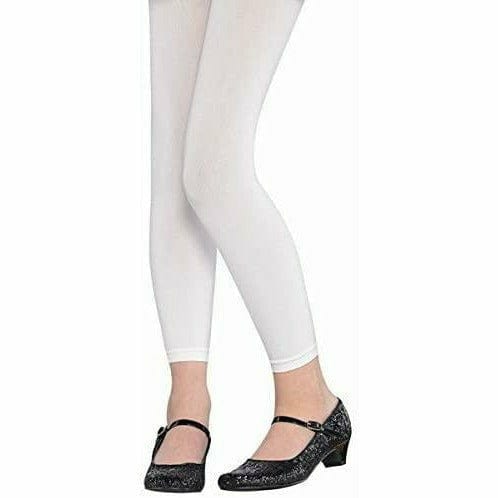 Amscan COSTUMES: ACCESSORIES White Child Footless Tights