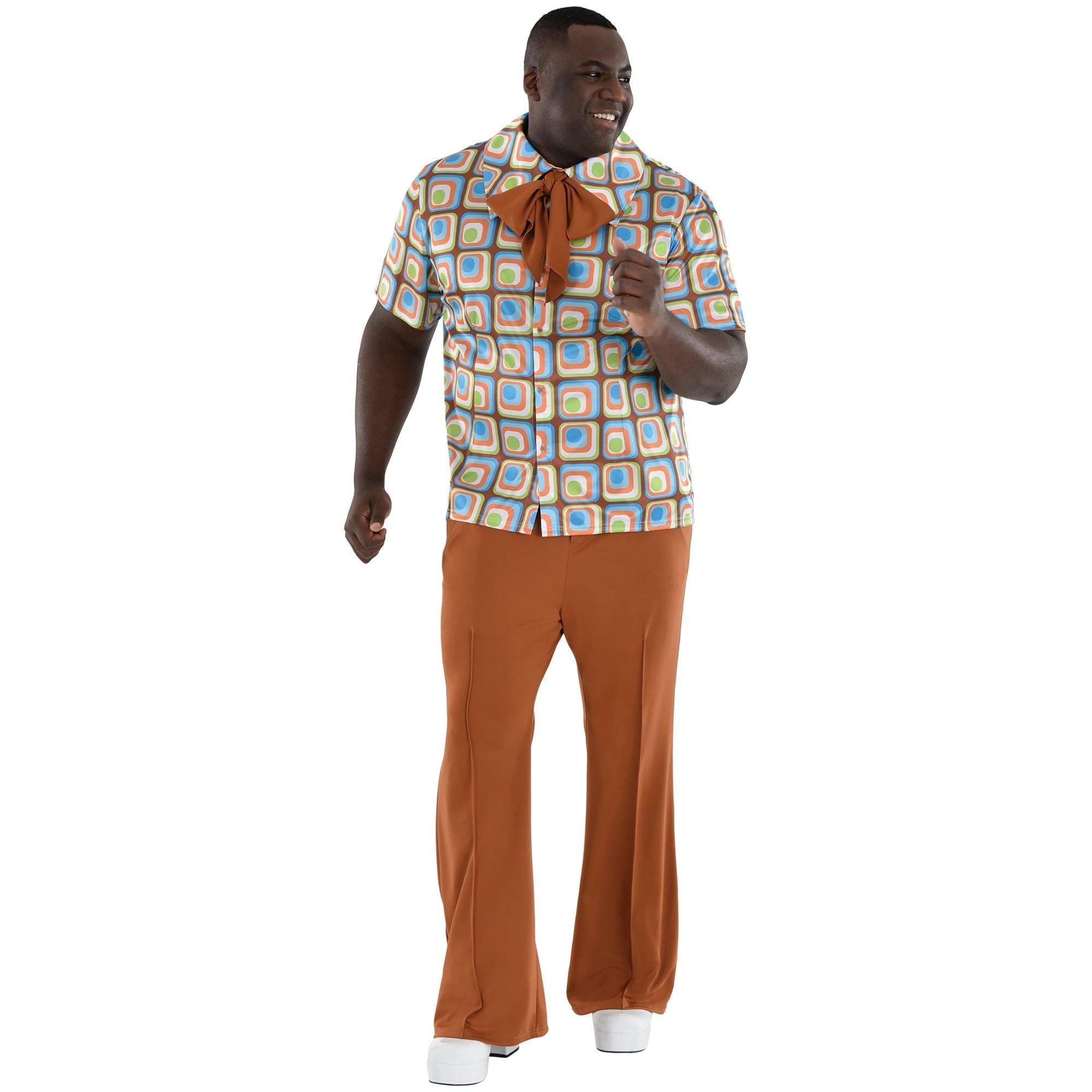 Amscan COSTUMES Adult 2XL 60's Collared Shirt & Pants Set - Men's L/XL