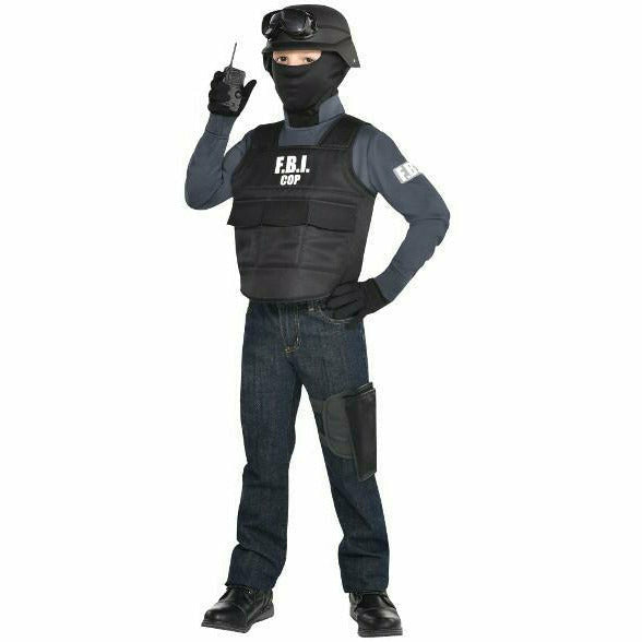 Amscan COSTUMES Boys FBI Cop Costume