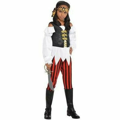 Amscan COSTUMES Girls Pretty Scoundrel Pirate Costume