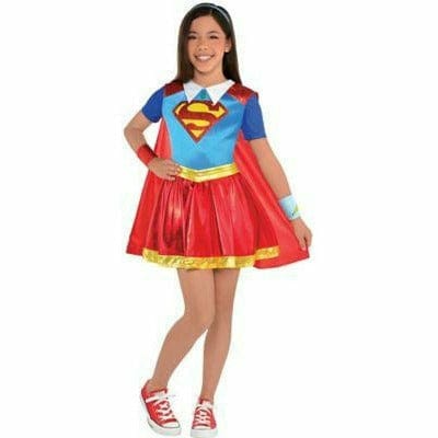 Amscan COSTUMES Girls Supergirl Dress Costume