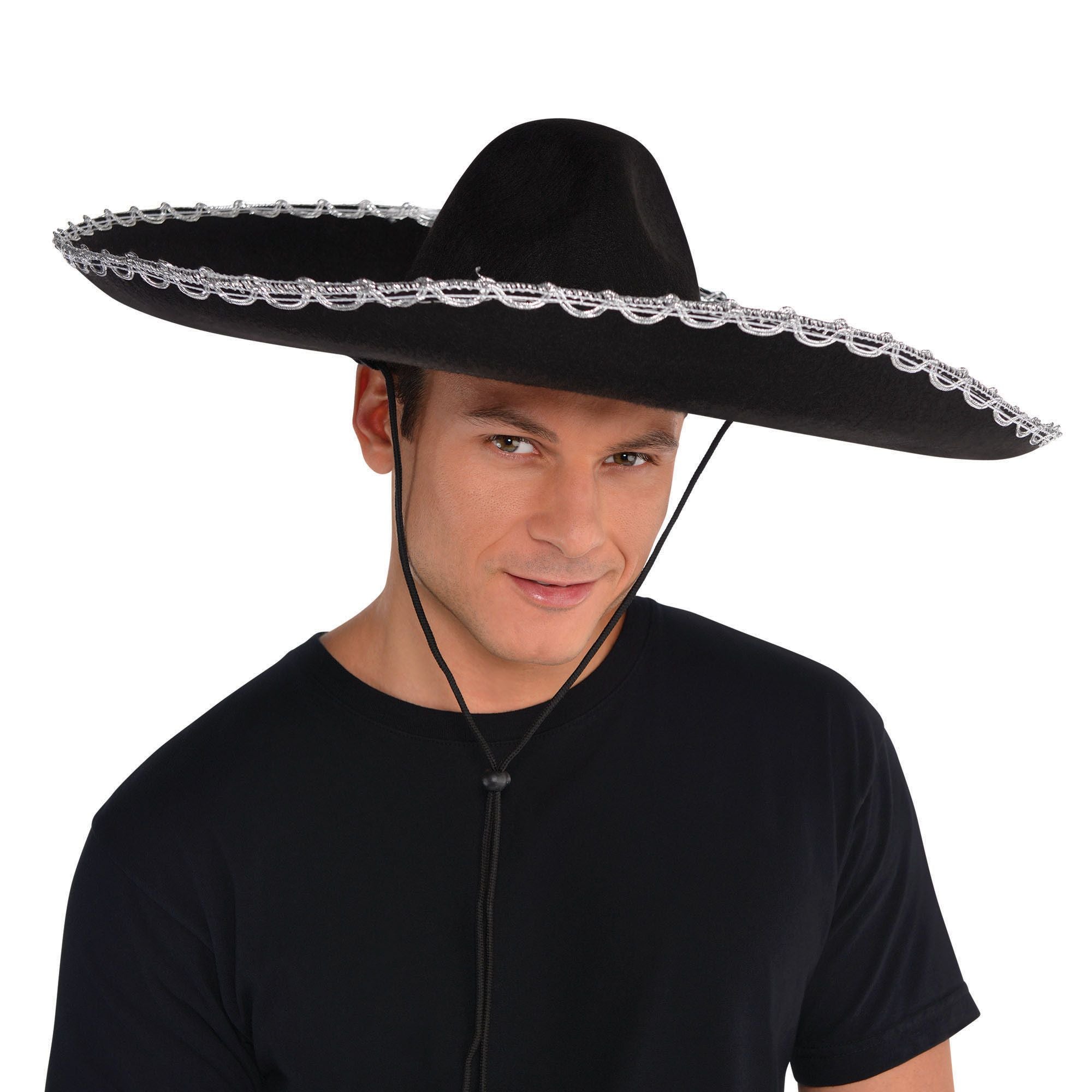 Dress Up America adult Mexican Hat, Black