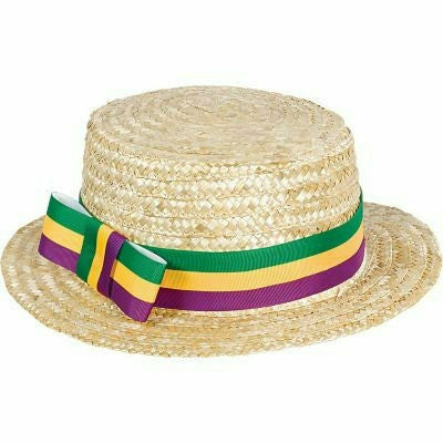 Amscan COSTUMES: HATS Mardi Gras Skimmer Hat