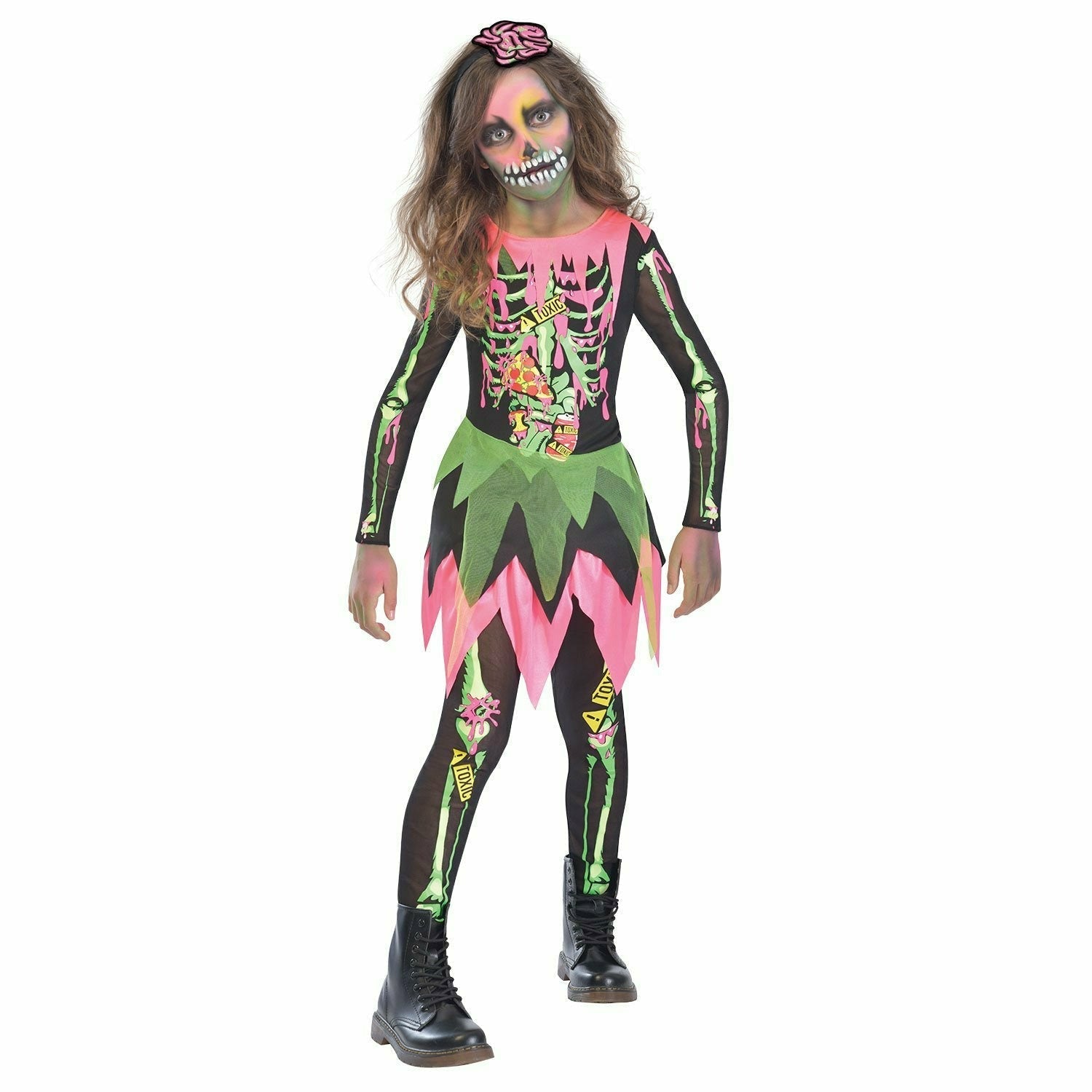 Amscan COSTUMES Large (12-14) Girls Deadly Zombie