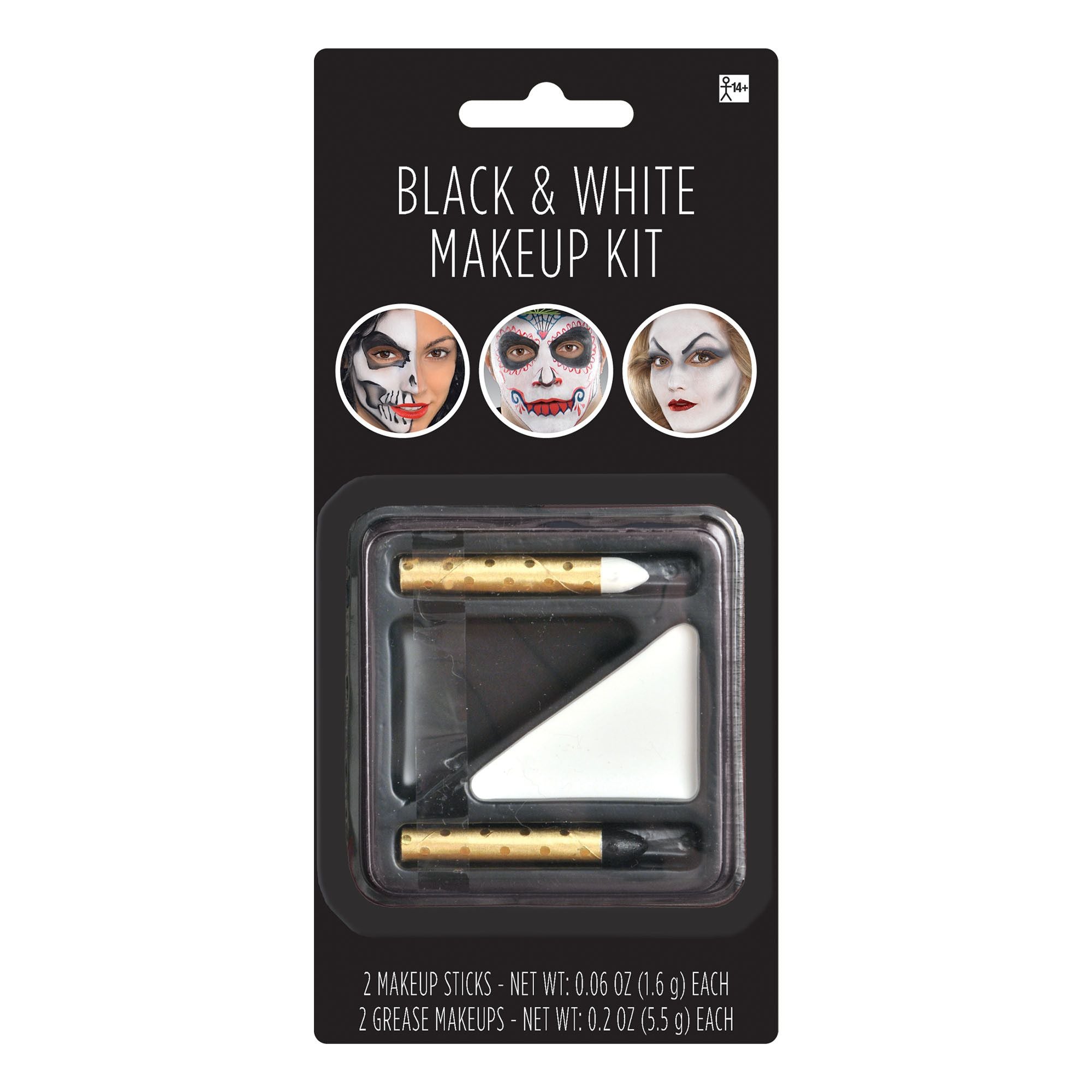 Amscan COSTUMES: MAKE-UP Black & White Makeup Kit