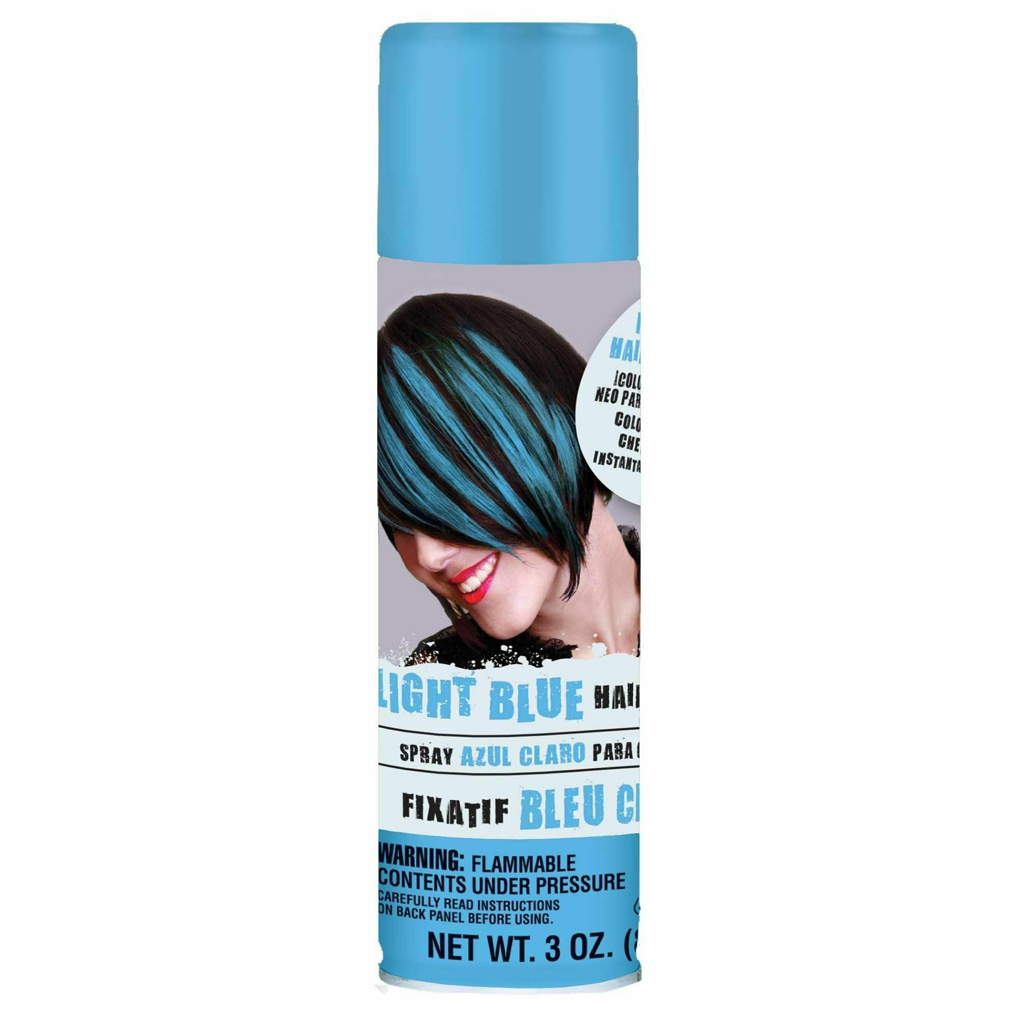 Amscan COSTUMES: MAKE-UP Hairspray - Light Blue